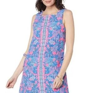 Lilly Pulitzer Women's Donna Floral Square Neck Romper size 12